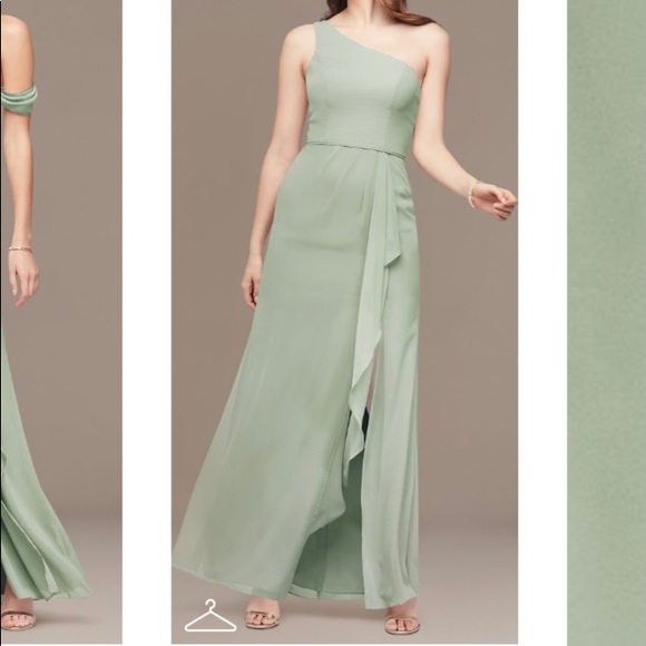 David's Bridal Dresses & Skirts - David’s Bridal Sage Green Bridesmaid Dress